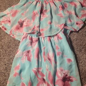 Floral Off-Shoulder Dress